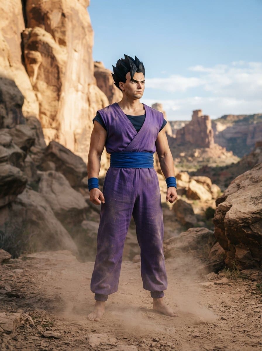 Gohan costume — example look