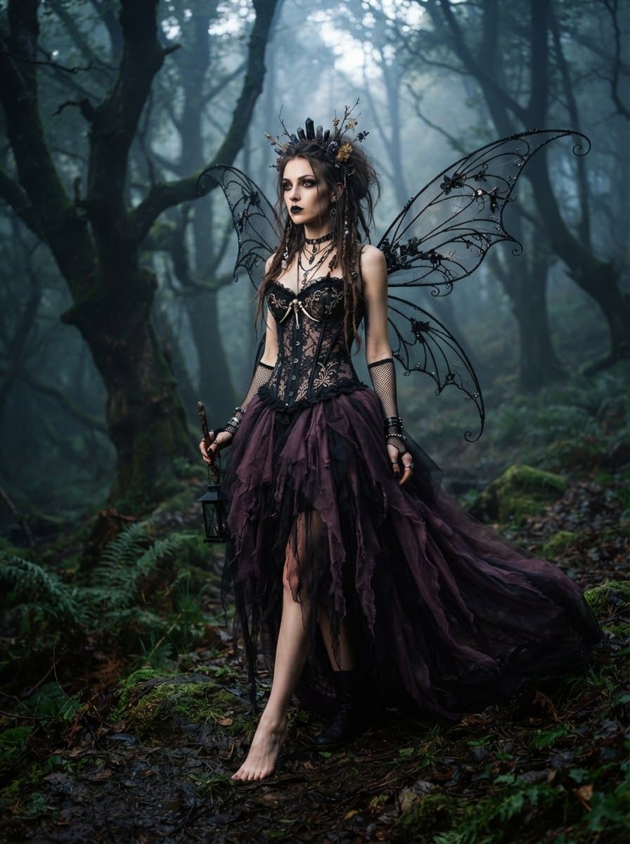 Goth Fairy costume