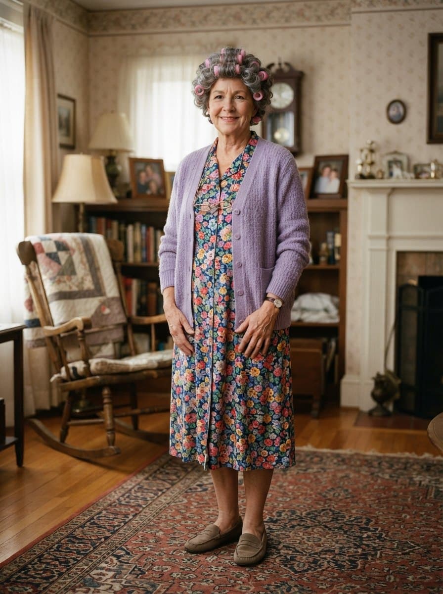 Grandmother costume — example look