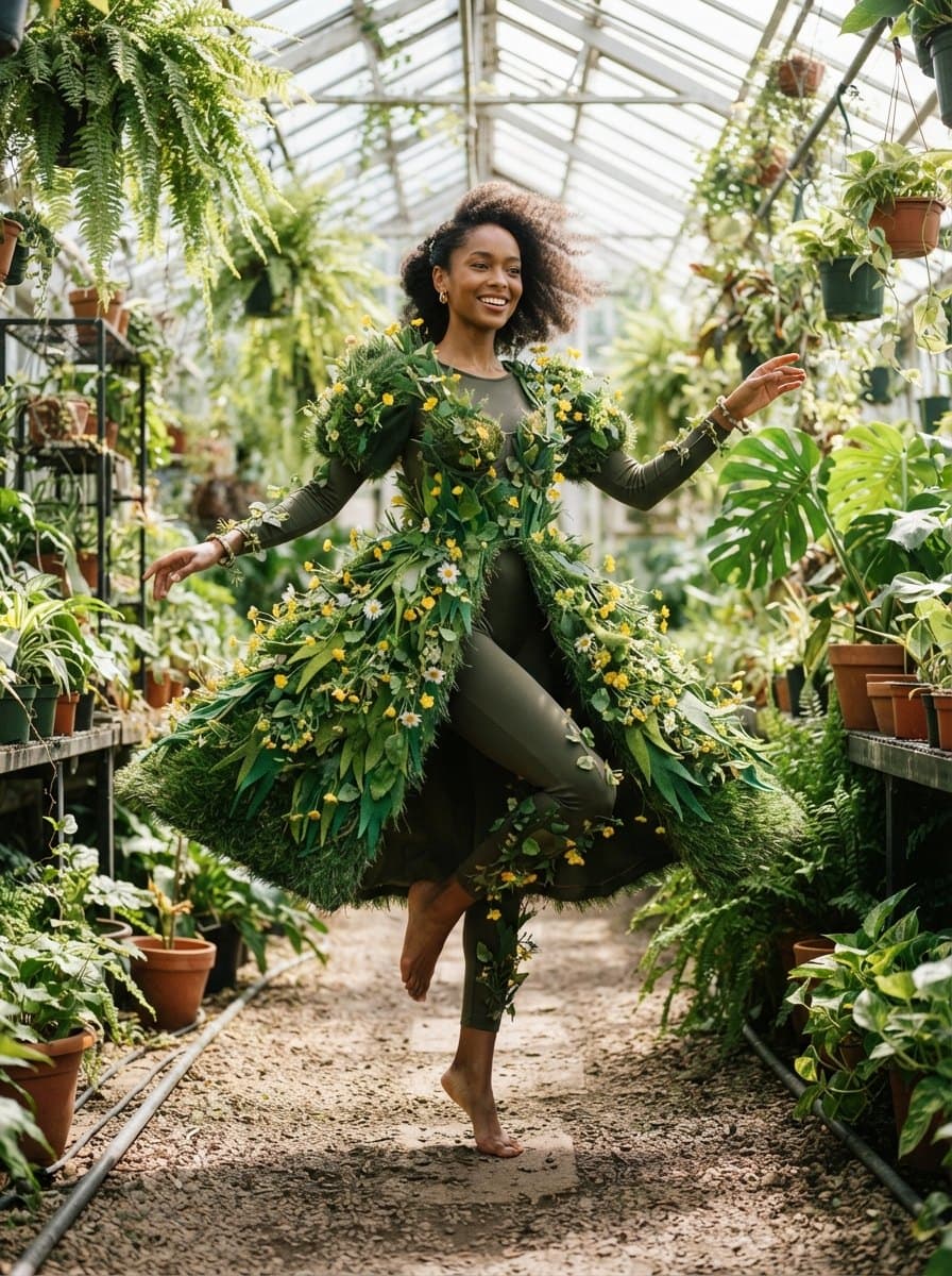 Grass costume — example look