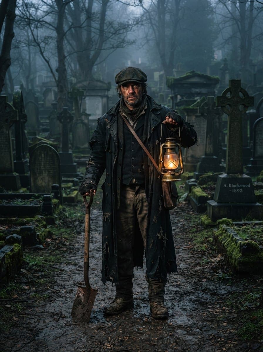 Gravedigger costume — example look