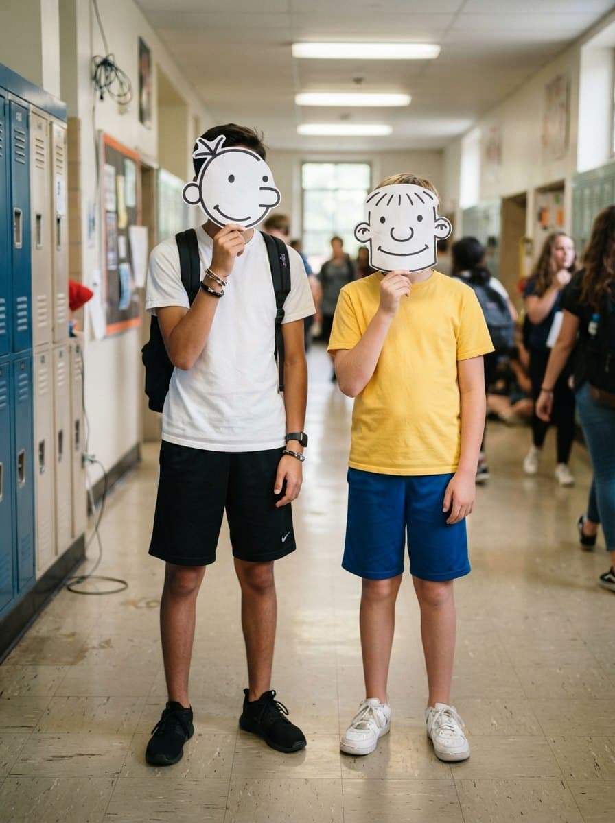 Greg and Rowley costume