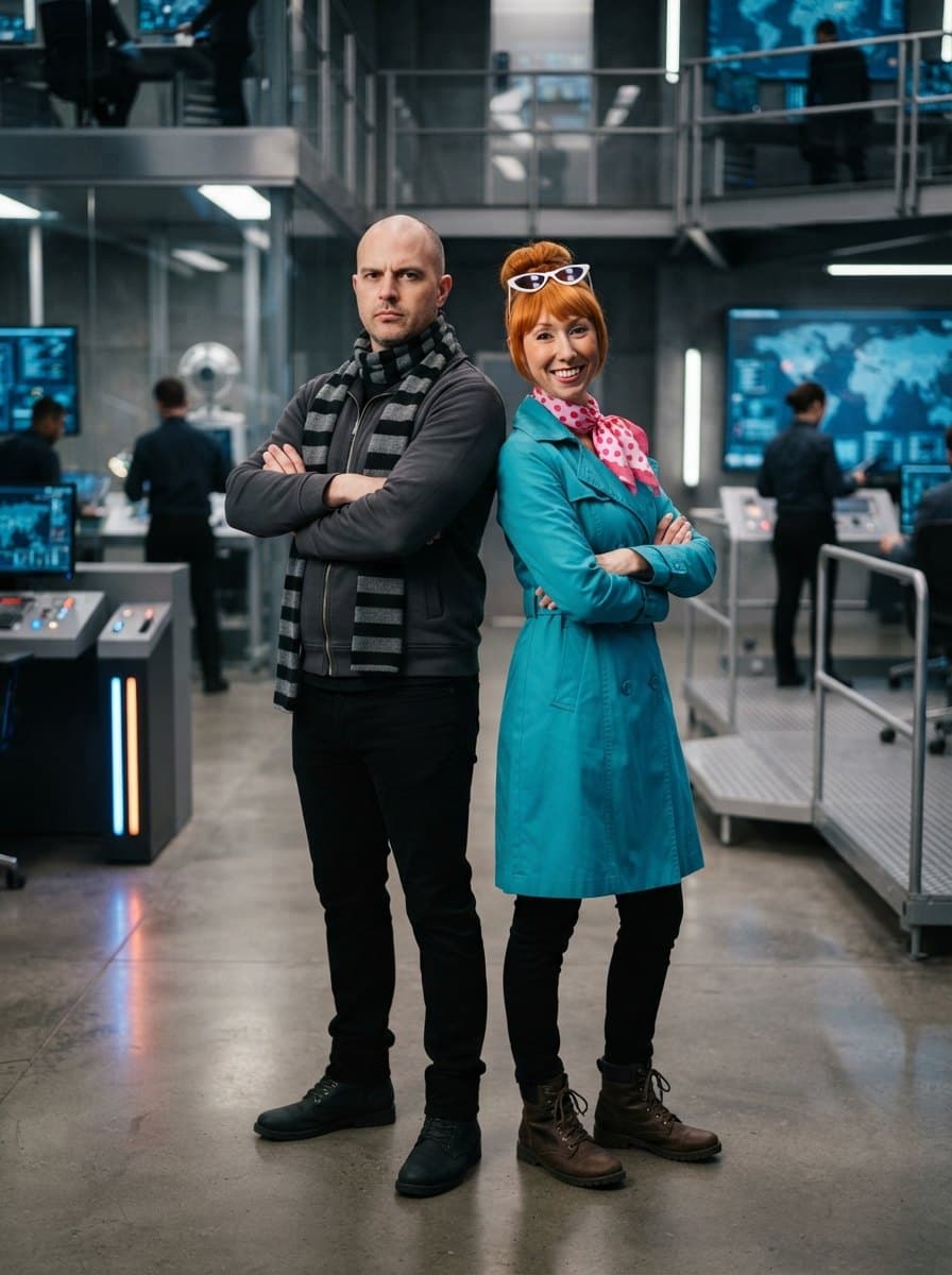 Gru and Lucy costume