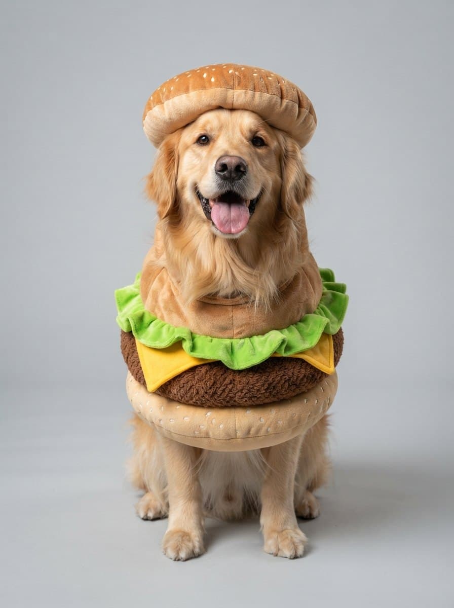 Hamburger Dog Costume costume