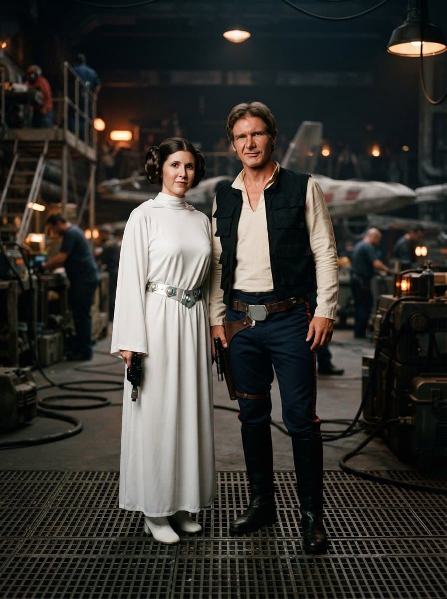 Han Solo and Princess Leia costume