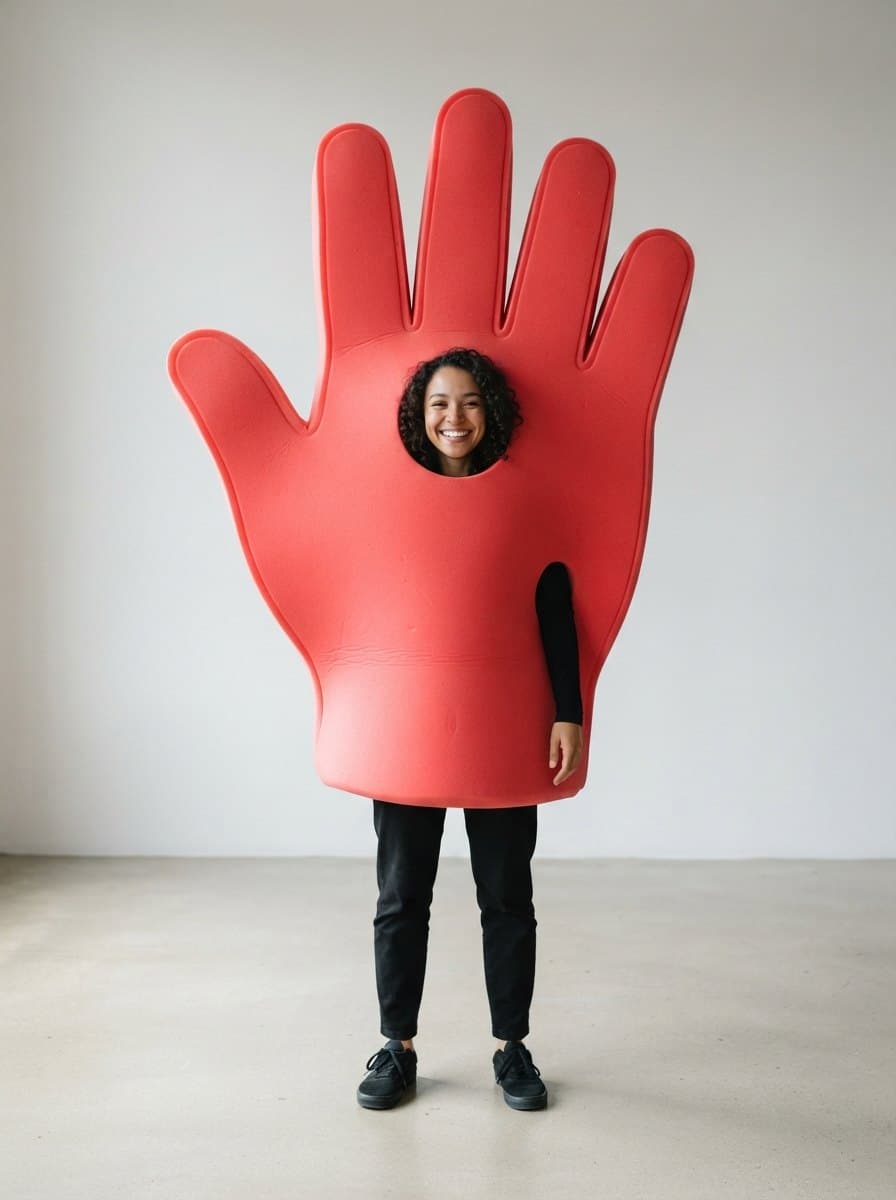 Hand costume — example look
