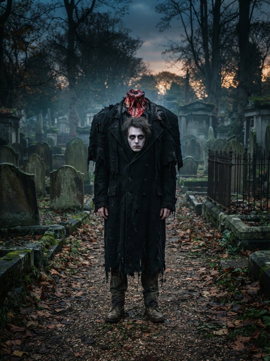 Headless Man costume — example look