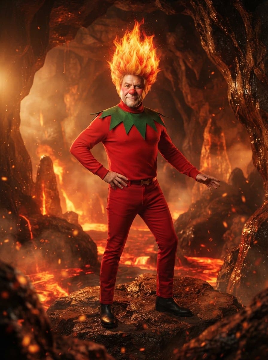 Heat Miser costume — example look