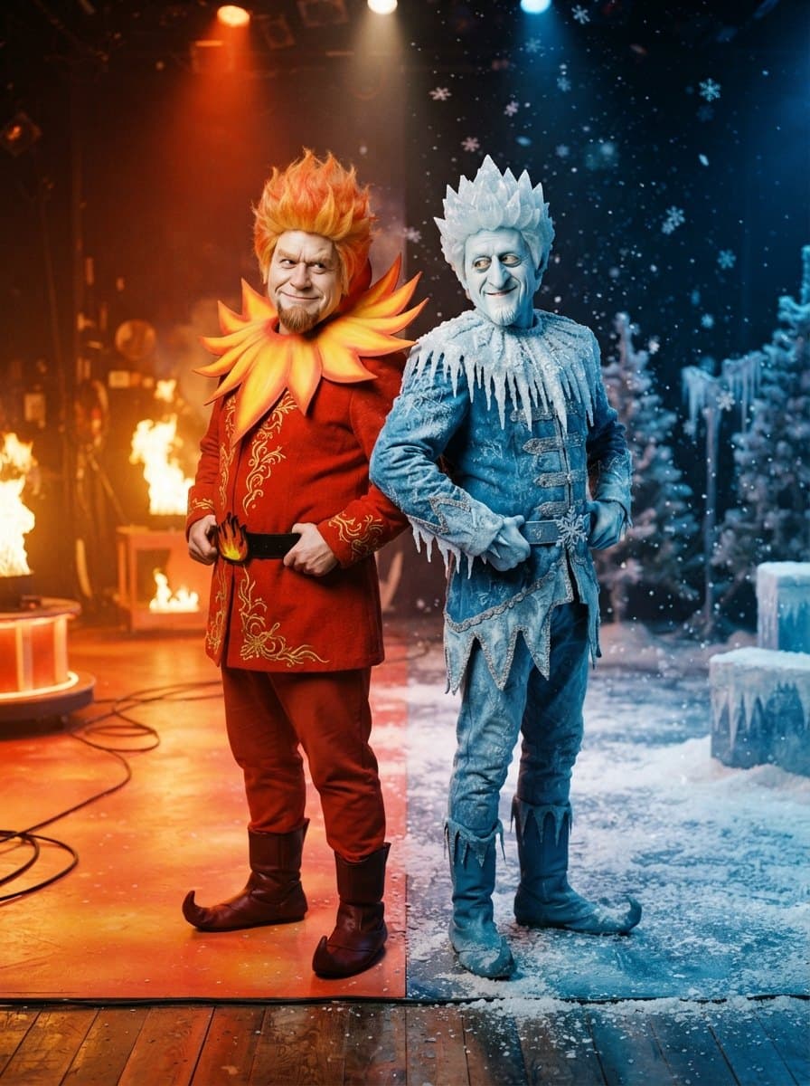 Heat Miser and Snow Miser costume