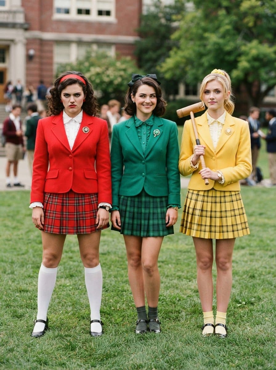Heathers costume — example look