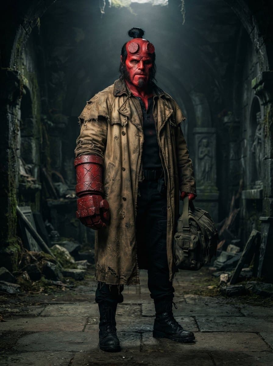 Hellboy costume — example look