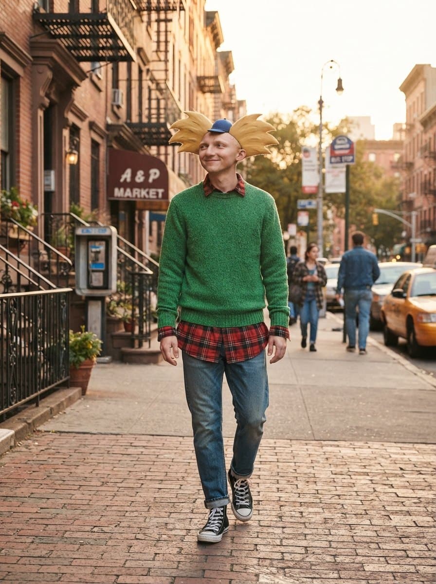 Hey Arnold! costume — example look
