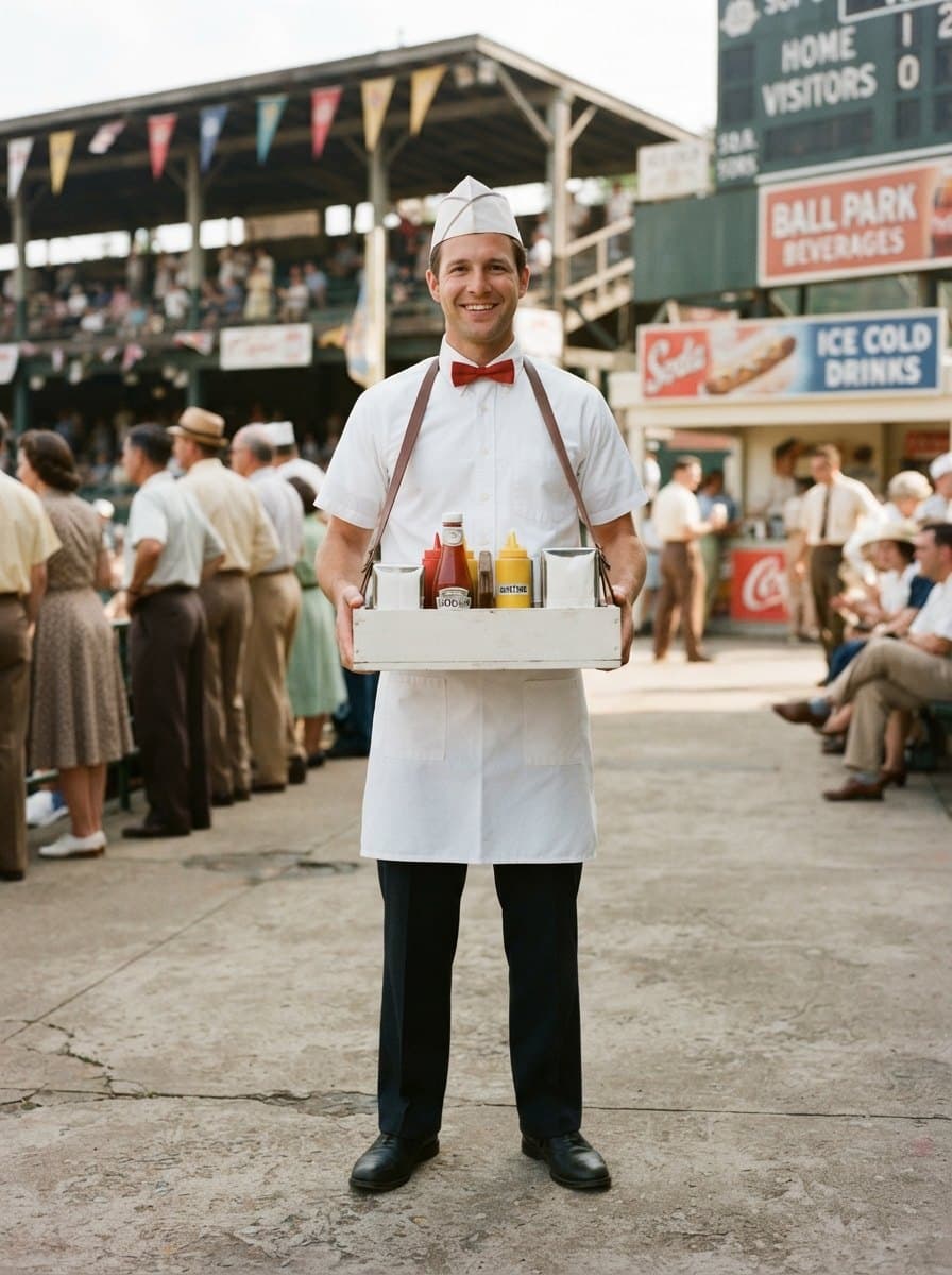 Hot Dog Vendor costume