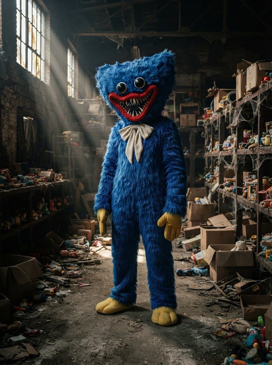 Huggy Wuggy costume