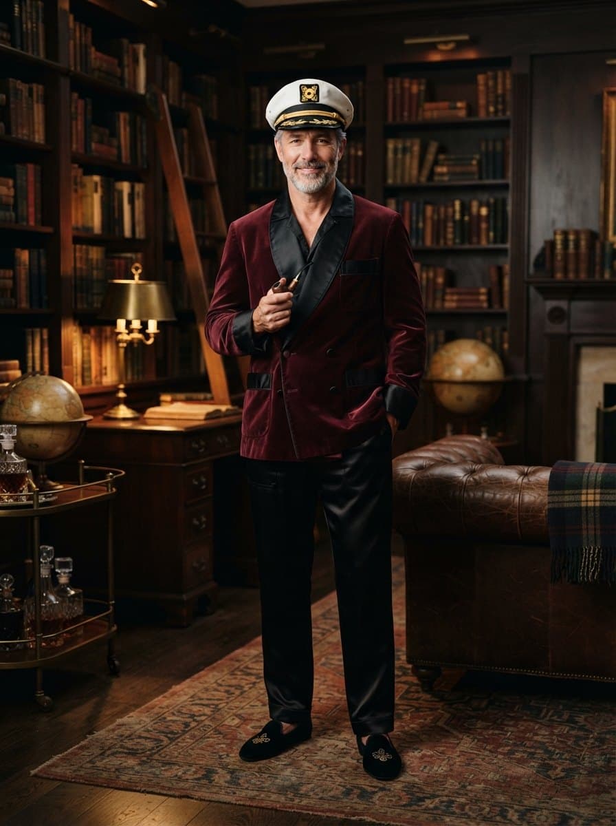 Hugh Hefner costume — example look