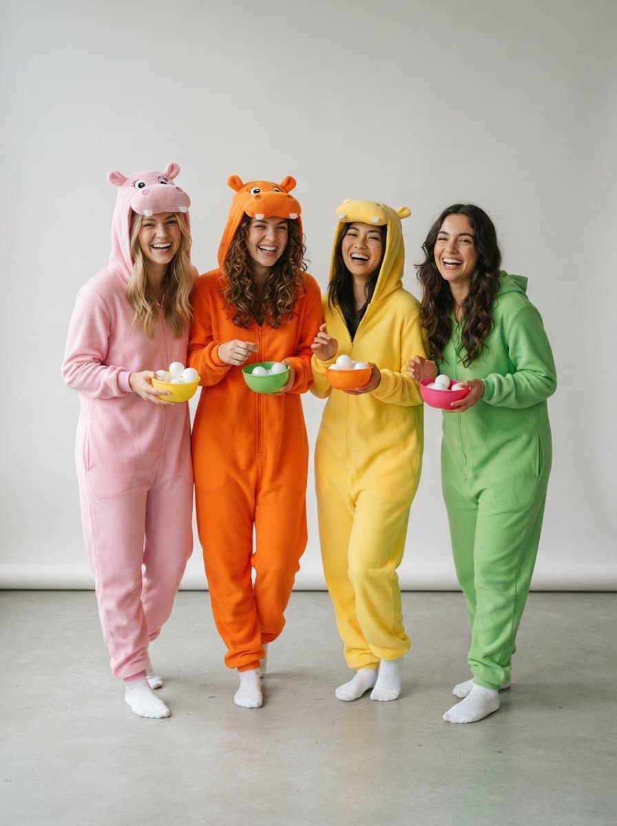 Hungry Hungry Hippos costume — example look