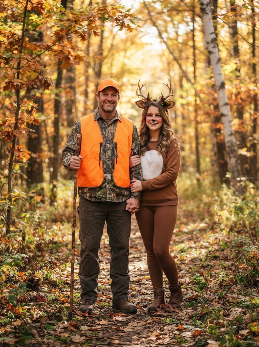 Hunter and Deer costume