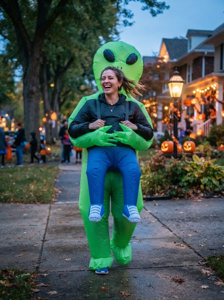 Inflatable Alien costume