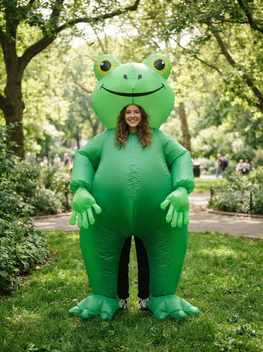 Inflatable Frog costume