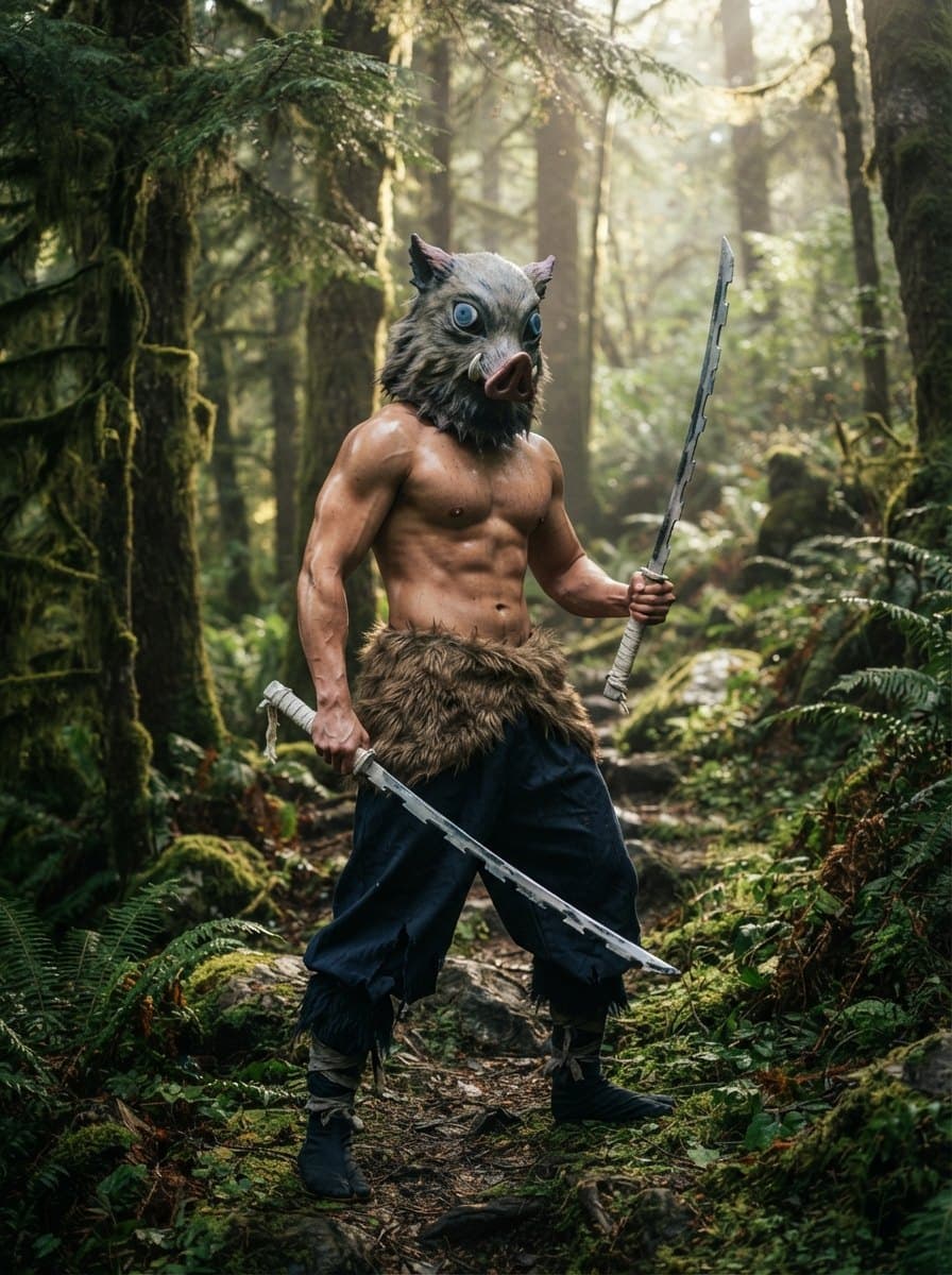 Inosuke Hashibira costume — example look