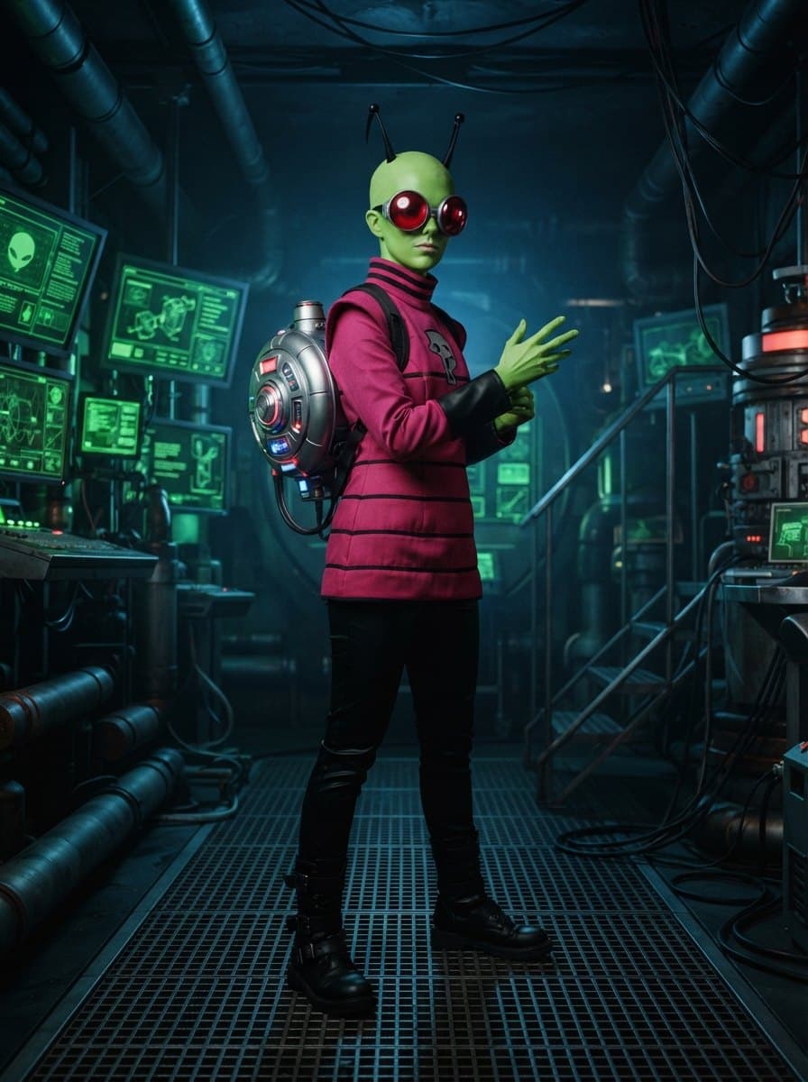 Invader Zim costume — example look