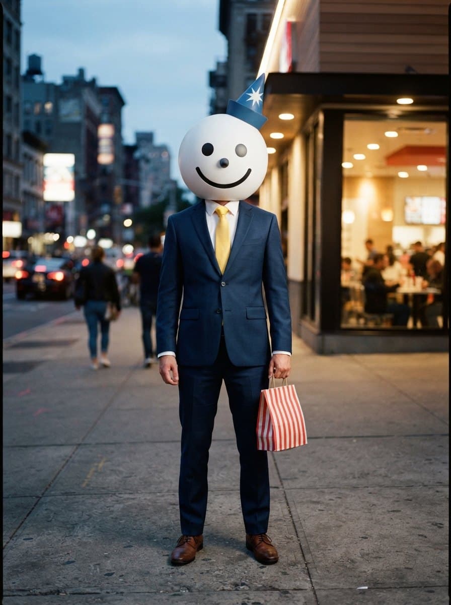 Jack in the Box costume — example look