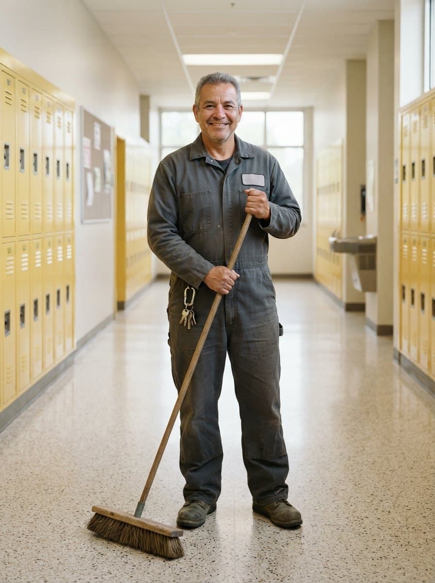 Janitor costume — example look