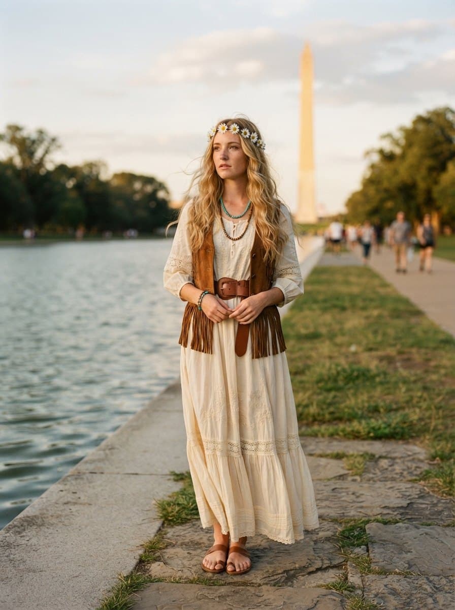 Jenny from Forrest Gump costume