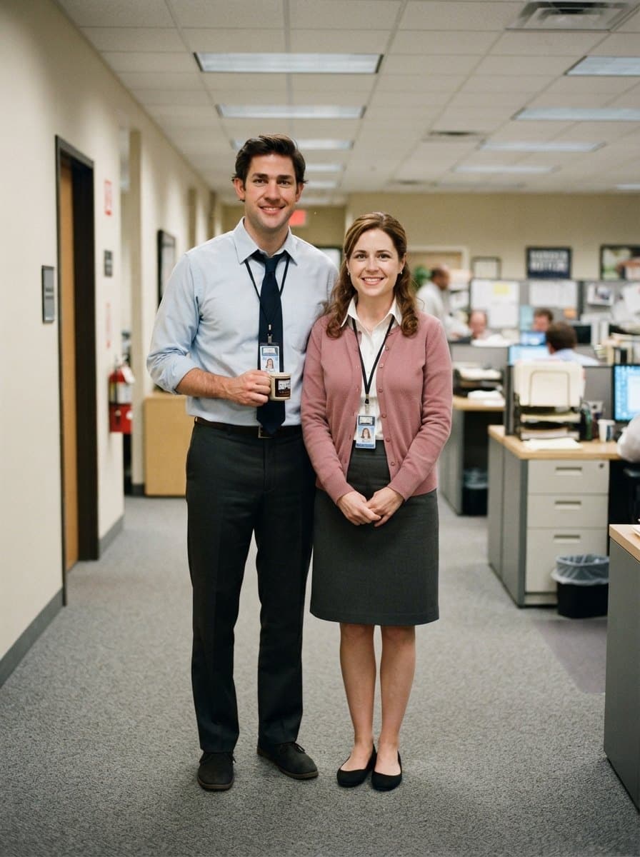 Jim and Pam costume