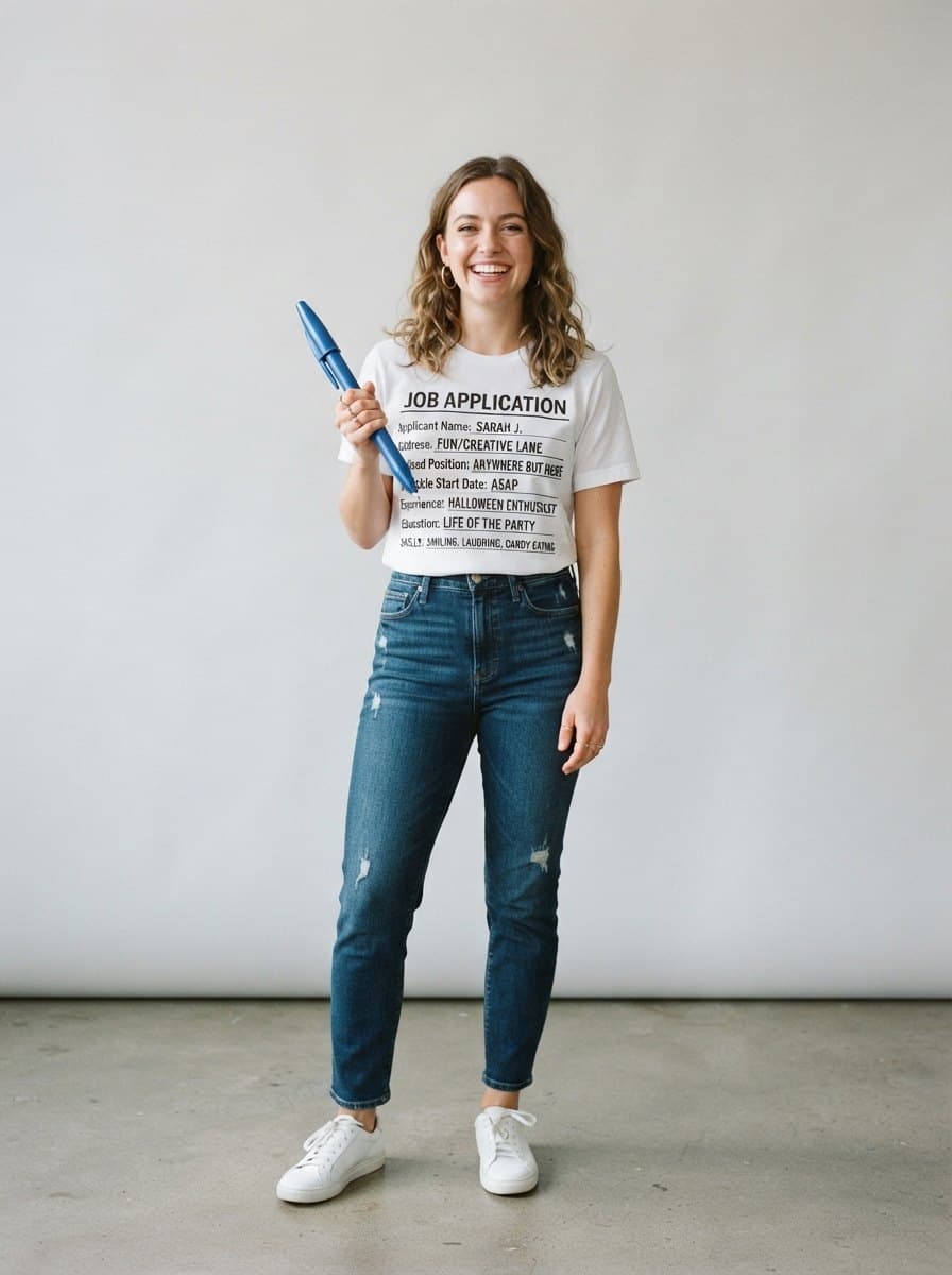 Job Application costume — example look