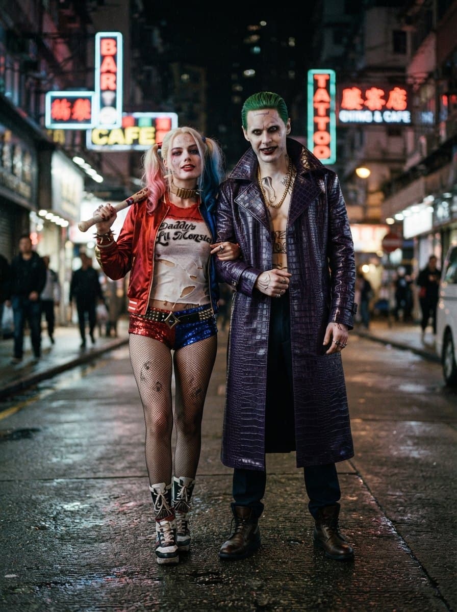 Joker and Harley Quinn costume