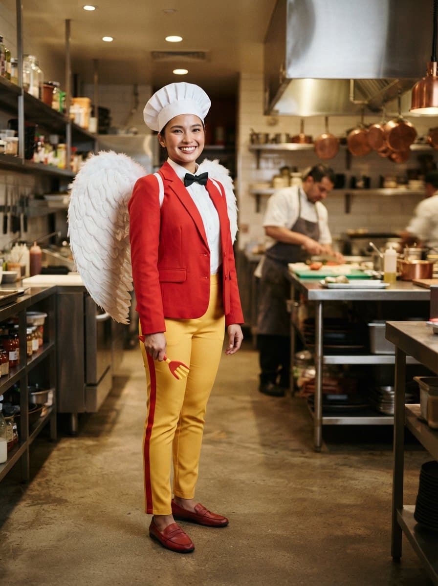 Jollibee costume — example look