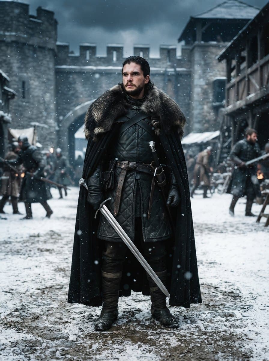 Jon Snow costume — example look