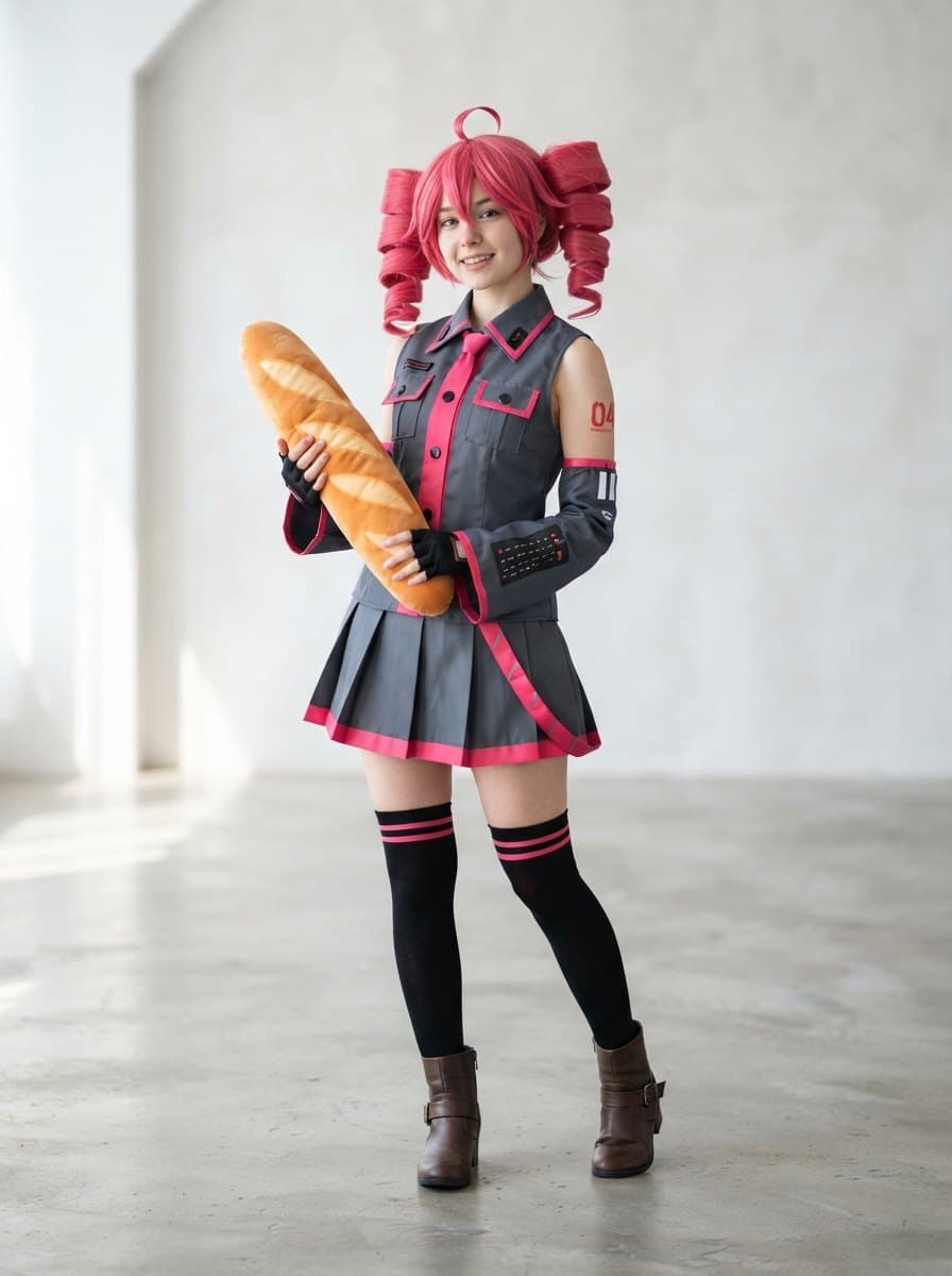Kasane Teto costume — example look
