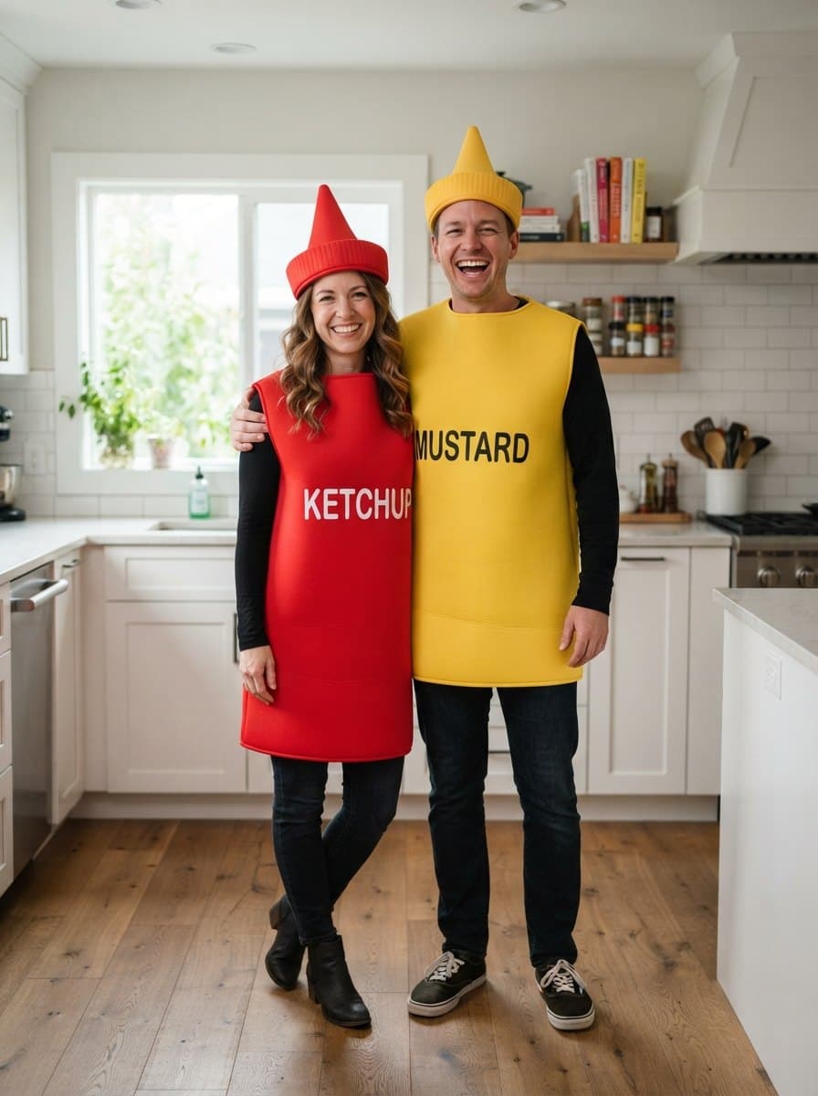 Ketchup and Mustard costume