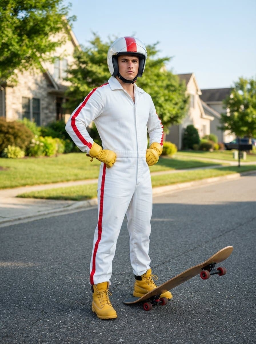 Kick Buttowski costume — example look