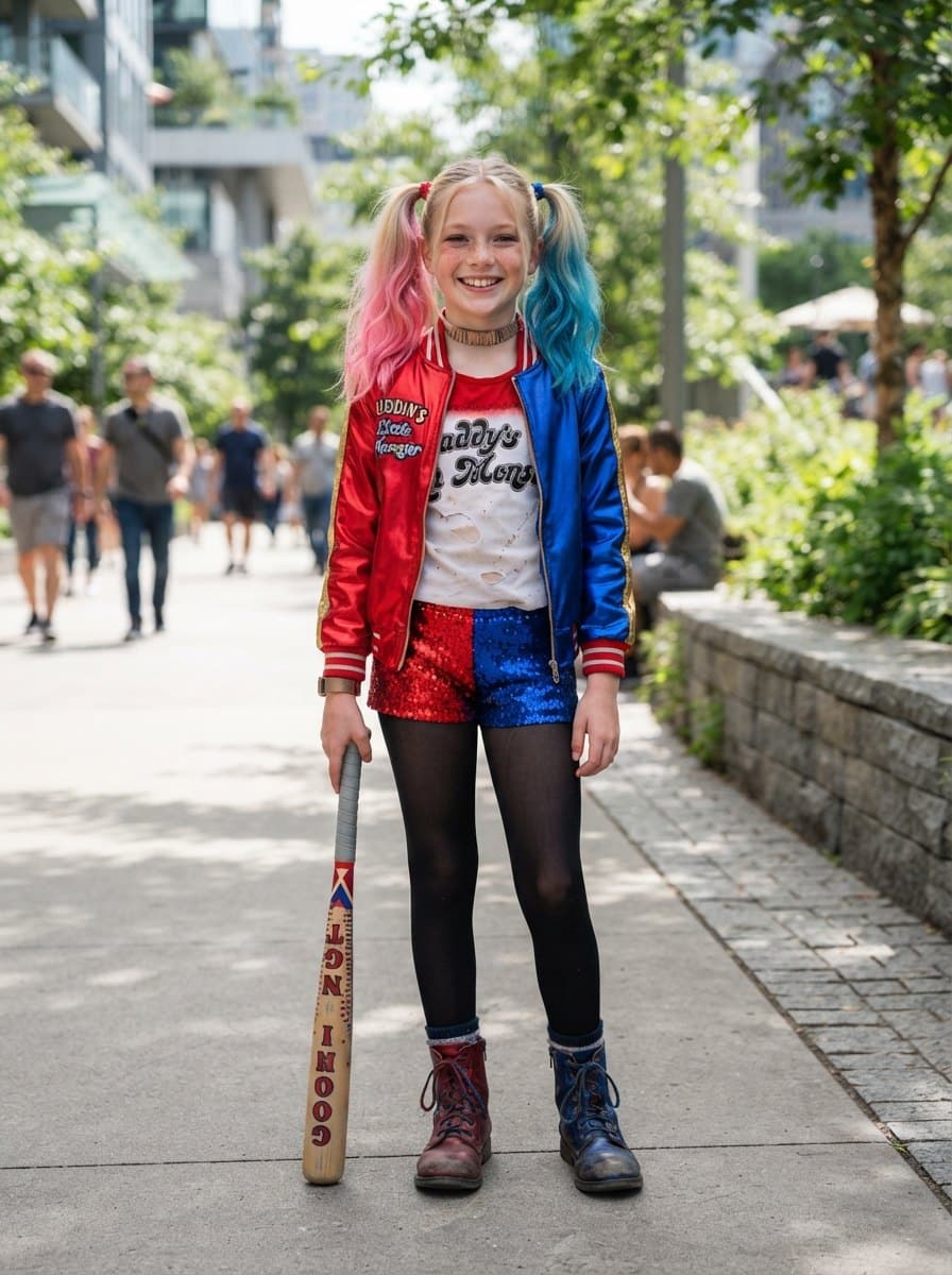 Kids Harley Quinn costume