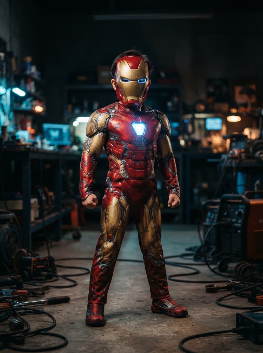 Kids Iron Man costume — example look