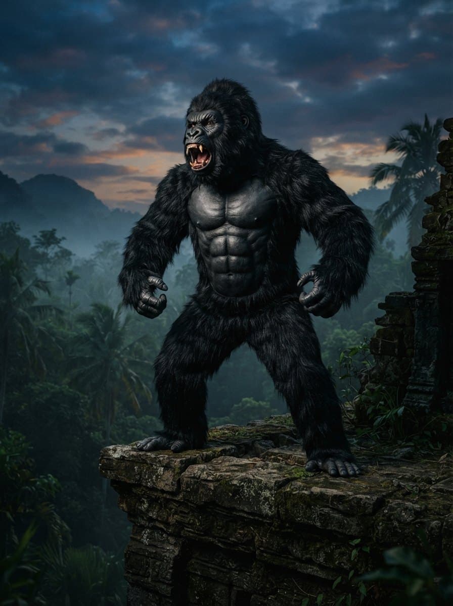 King Kong costume — example look