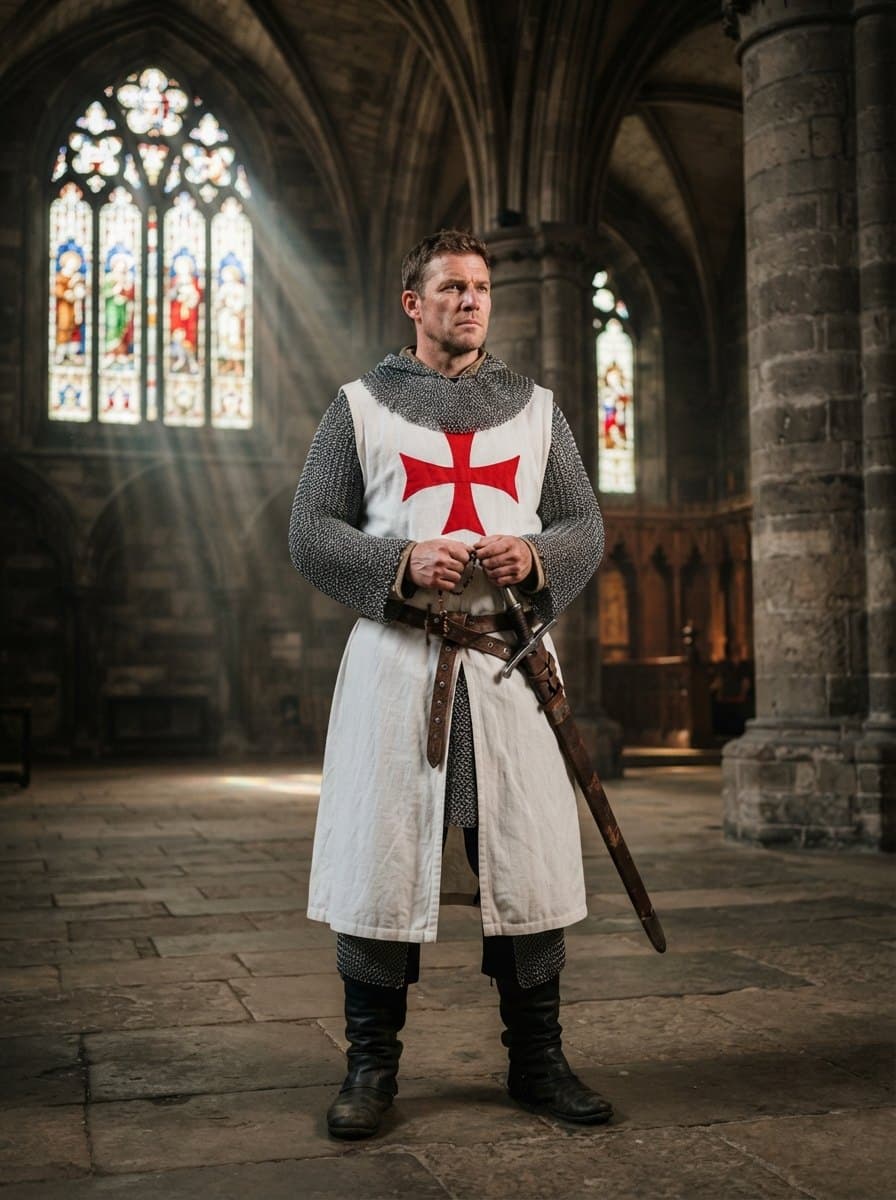 Knights Templar costume — example look
