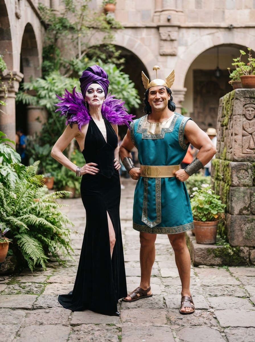 Kronk and Yzma costume