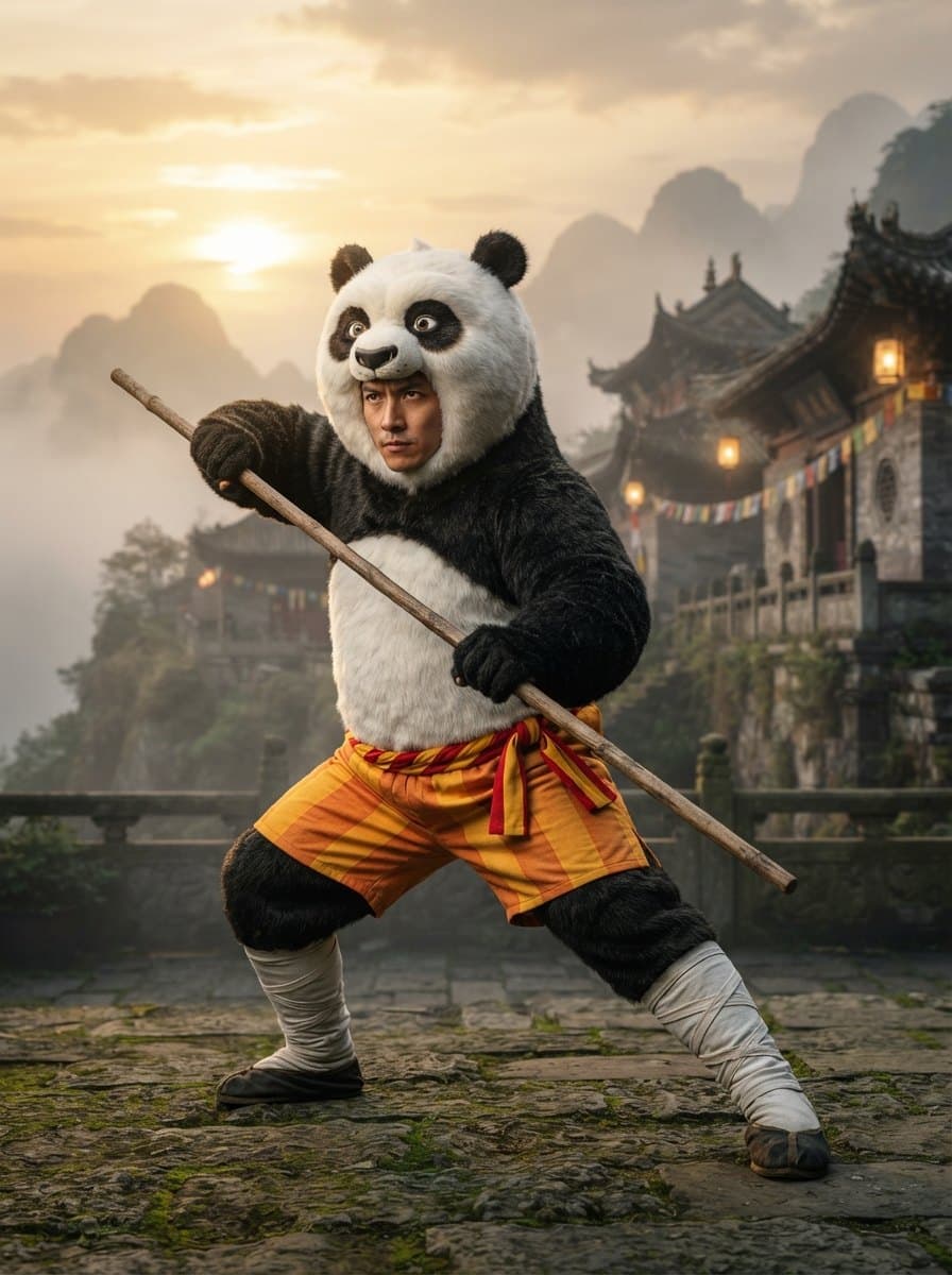Kung Fu Panda costume — example look