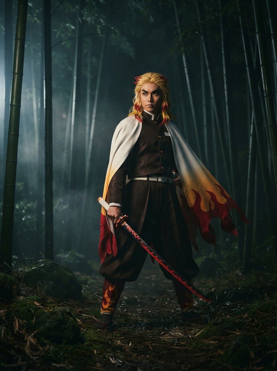 Kyojuro Rengoku costume — example look