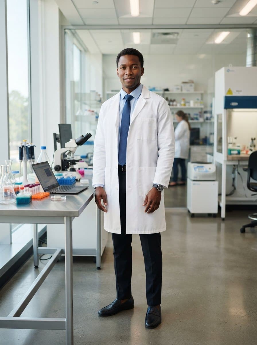 Lab Coat costume — example look