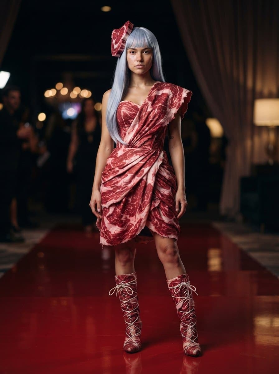 Lady Gaga Meat Dress costume