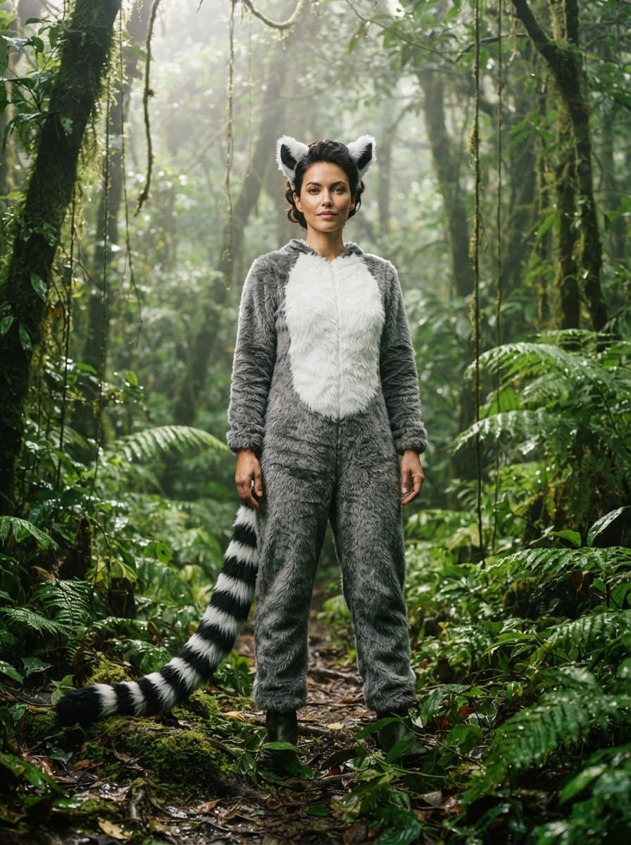 Lemur costume — example look