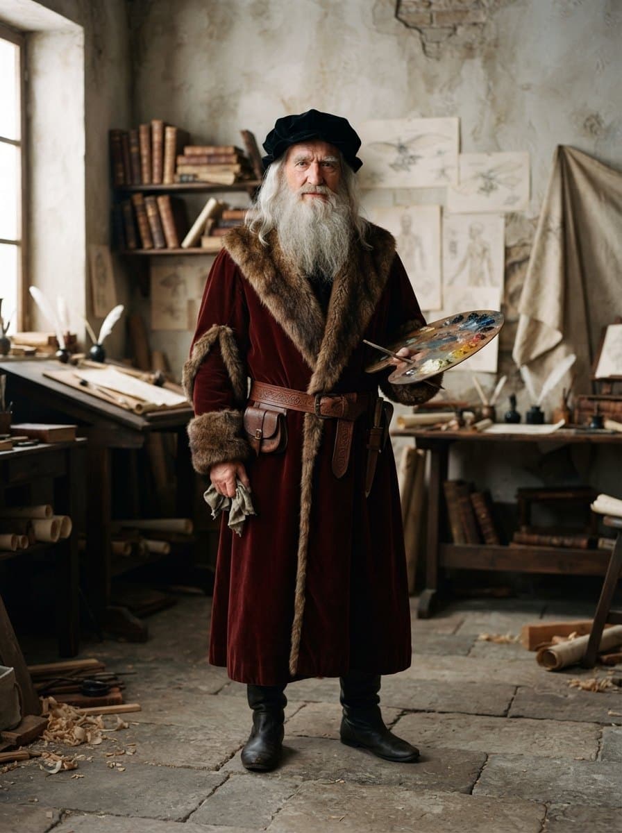 Leonardo da Vinci costume