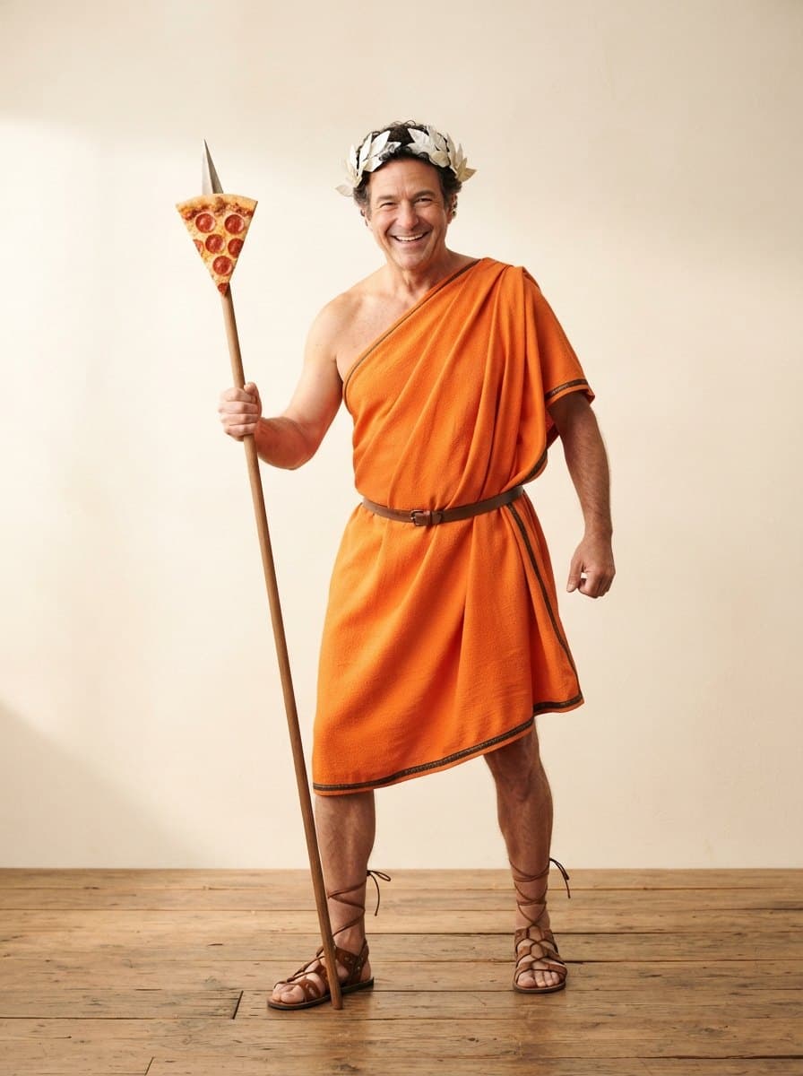 Little Caesar costume — example look