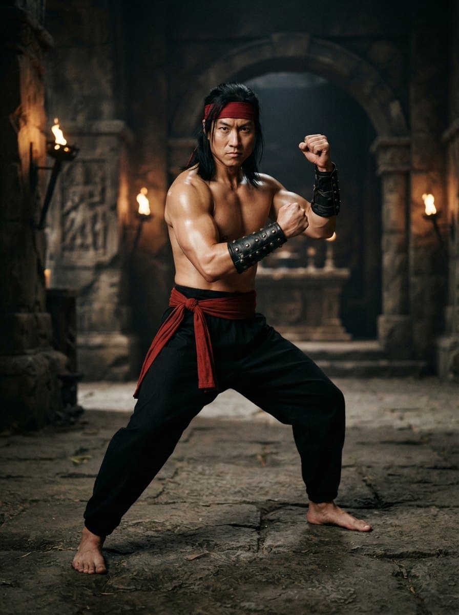 Liu Kang costume — example look
