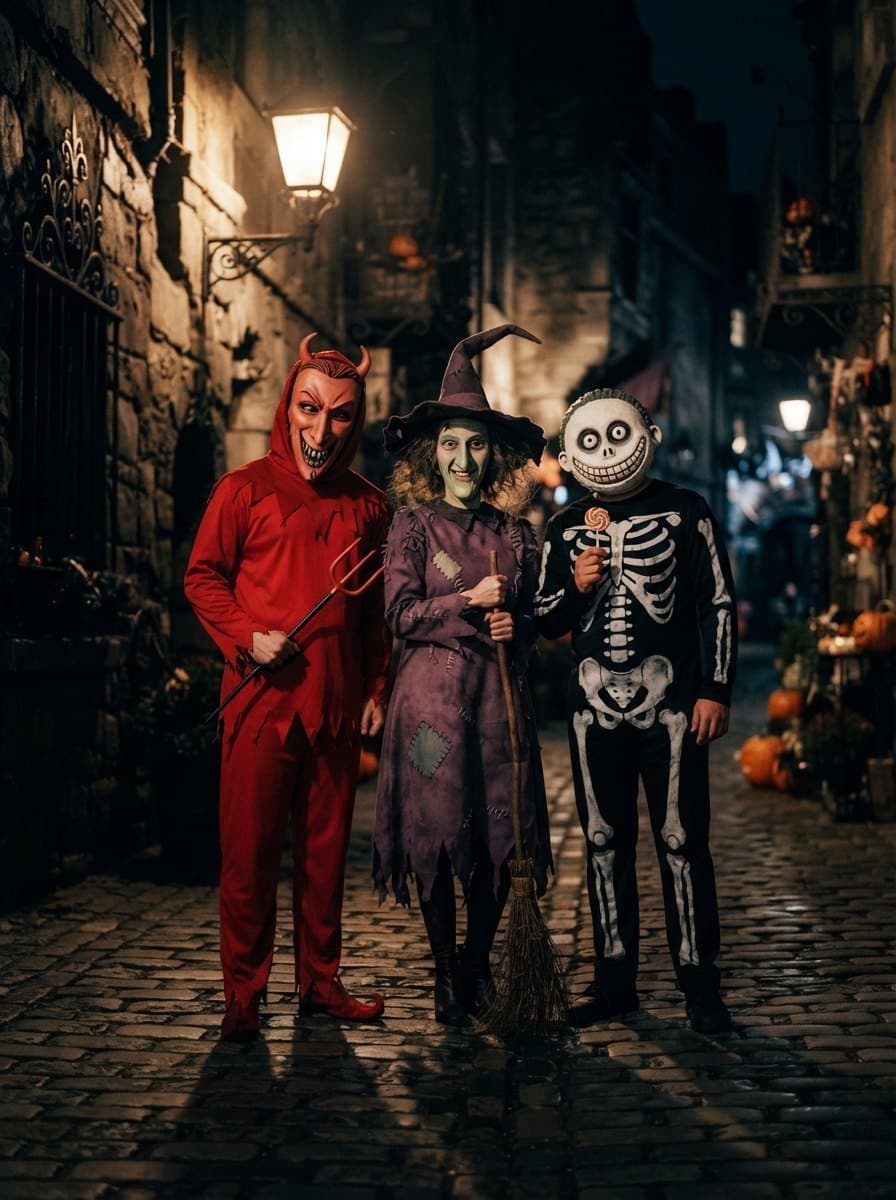 Lock, Shock, and Barrel costume
